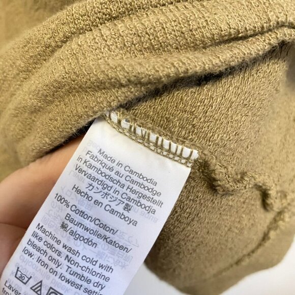 Madewell Shoulder Button Elbow Patch Top - Picture 8 of 15